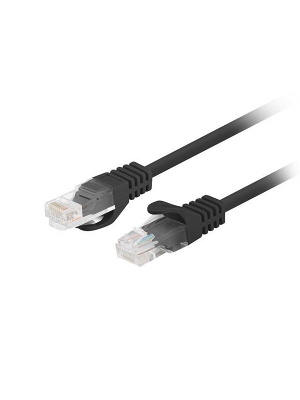 patch cable - 50 cm - black RAL 9004 - Schwarz - 05 meter