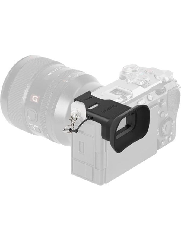 Visor de cámara SmallRig A7CII A7CR para Sony Alpha 7C II / Alpha 7CR con cordón pequeño, Material de silicona suave -4819