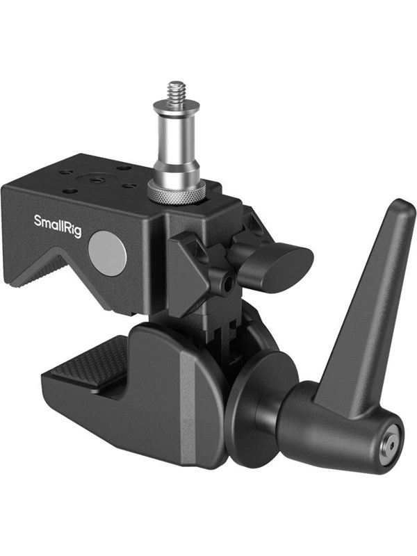 Kit de soporte de súper abrazadera SmallRig, carga de aleación de aluminio de 15kg con tornillo superior de 1/4 "-20 para cámaras, micrófonos, monitores, luces de vídeo