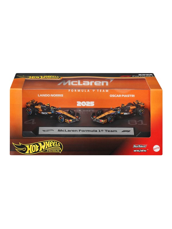 Image of Hot Wheels F1 Racing Premium 2-Pack 1:64 McLaren