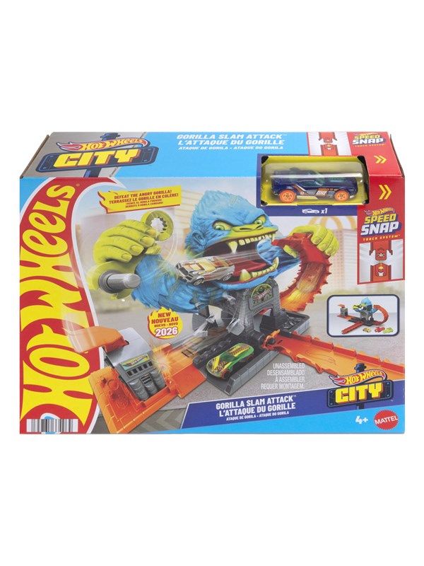 Hot Wheels City Nemesis Gorilla Garage Attack