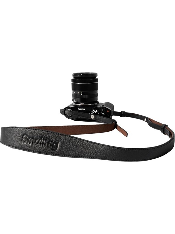 SmallRig Correa de hombro universal de cuero para cámara con junta tórica para SONY para Nikon para cámara DSLR Capacidad de carga de 10 kg Marrón/Negro