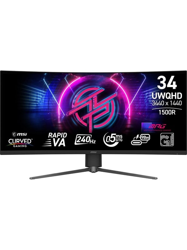 Image of 34" MSI MPG 346CQRF X24 - 3440x1440 (UWQHD) - 240Hz - VA - 98W USB-C