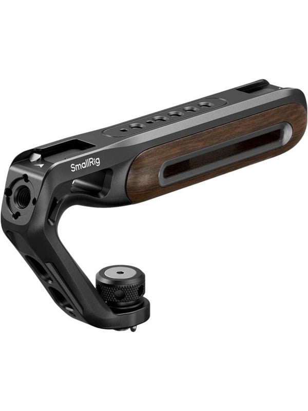 SmallRig 5252 Wooden Top Handle with 14-20 and ARRI 38-16 Locating Screw