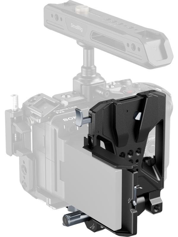 Kit de placa de montaje de batería SmallRig V-Mount Pro para Sony Canon para cámara DSLR con placa Arca-Swiss soporte de protección de pantalla LCD