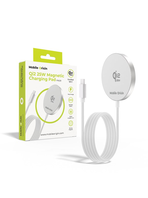 Mobile Origin Qi2 25W Magnetic Charging Pad PW29