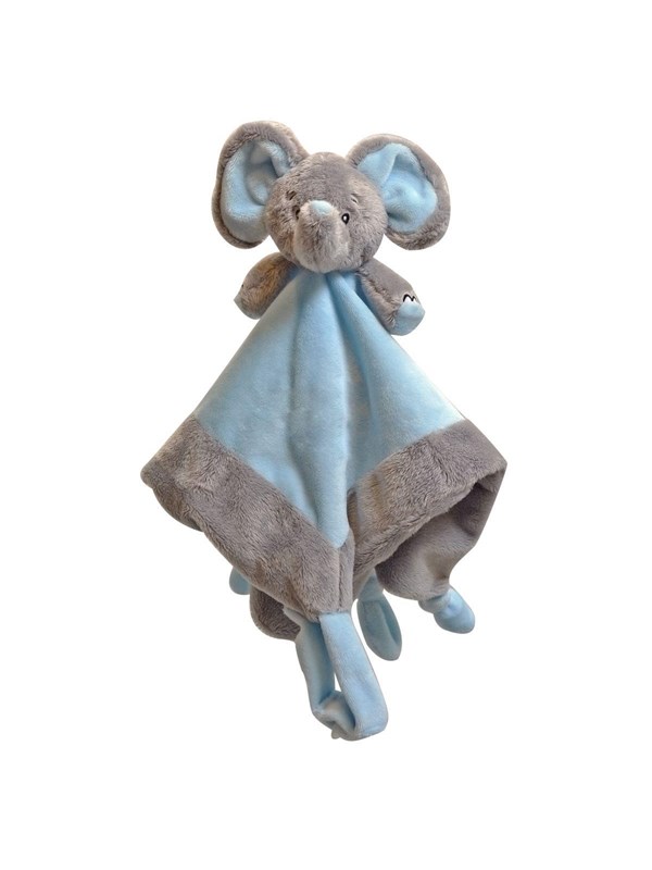 Image of My Teddy CUDDLE CLOTH ELEPHANT BLUE 35X35CM