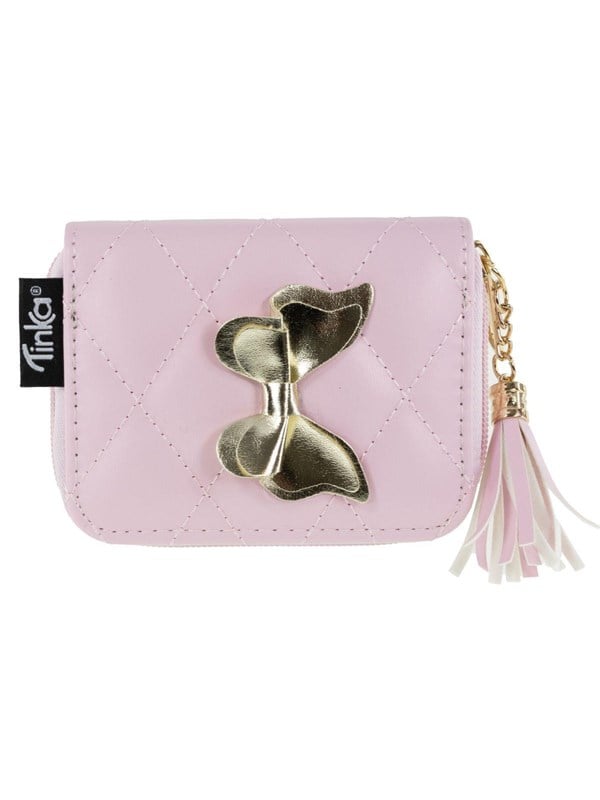 Tinka PURSE PINK W/BOW WALLET