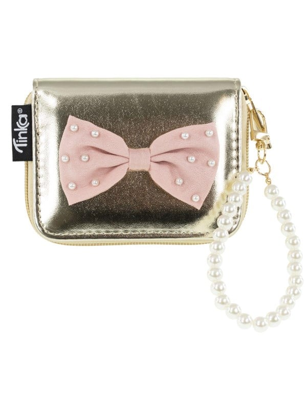 Tinka PURSE GOLD W/BOW WALLET