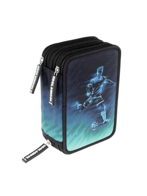 Tinka PENCIL CASE TRIPLE FOOTBALL