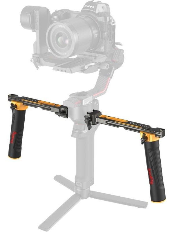 SmallRig 5526 Dual Handgrip for DJI RS 2  RSC 2  RS 3  3 Pro  RS 4  4 ProBumbleBee Edition