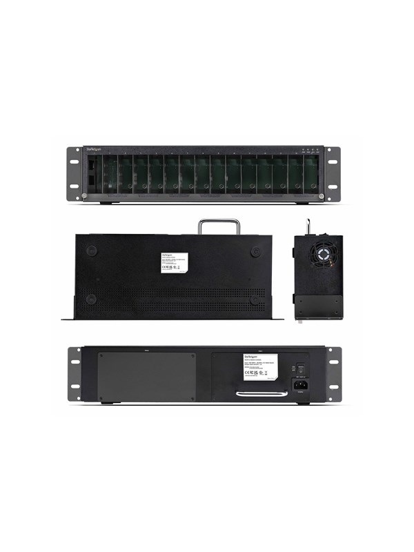 StarTech.com - modular expansion base - media converter chassis - TAA Compliant