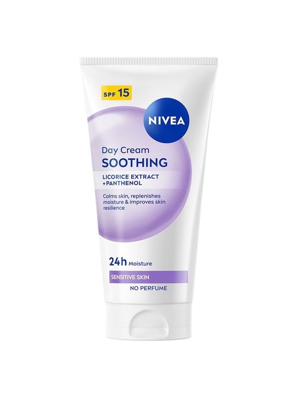 Nivea Soothing Day Cream Sensitive Skin Spf 15 - 50 Ml