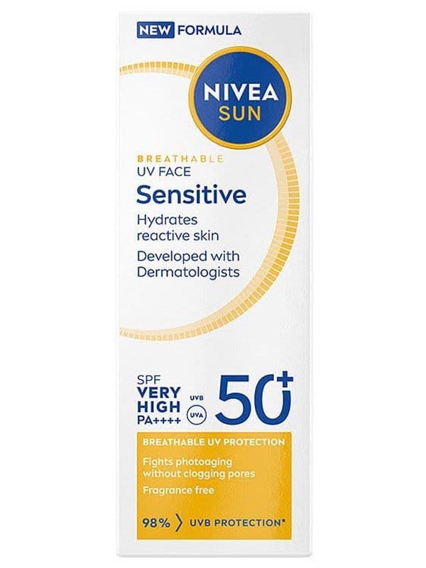 Nivea Face Cream UV Sensitive SPF50 40ml