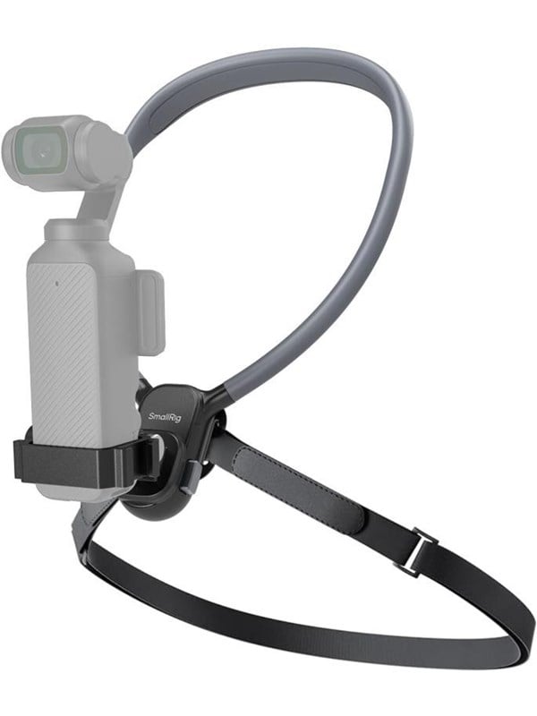 Soporte magnético para el cuello SmallRig con correa para el pecho para cámara de acción para DJI Osmo Pocket 3/OSMO 360/Action 5/4 para GoPro Hero 12/11