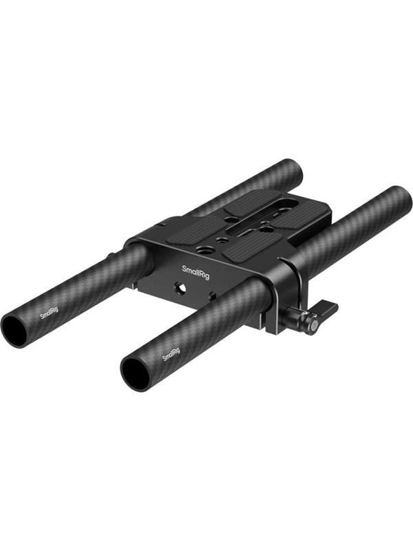 Placa de Montaje Inferior SmallRig con Abrazadera Doble para Varillas de 15mm para Sony A6500, A6600, A6300, para Canon R5, R6, para Sony A7SIII/A7III -5609