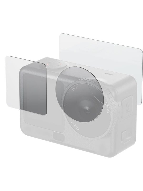 SmallRig OSMO Action 6 Tempered Glass Screen Protector Kit for DJI OSMO Action 6 with Front / Rear & Lens Protector -5892