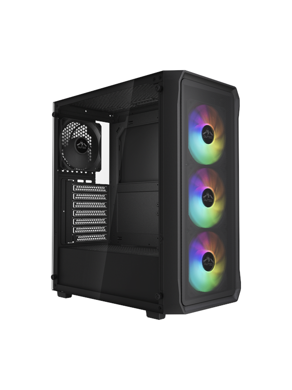 DUTZO C322 Mesh ARGB - Gehäuse - Miditower - Schwarz