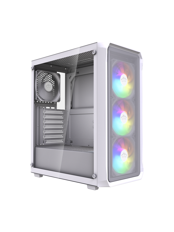 DUTZO C322 Mesh ARGB - Gehäuse - Miditower - Weiß