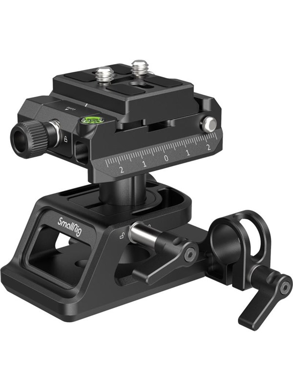 SmallRig-Kit de placa de montaje Universal Arca-Swiss, altura ajustable, abrazaderas de varilla integradas de 15mm para Follow Focus, soporte de lente de caja mate