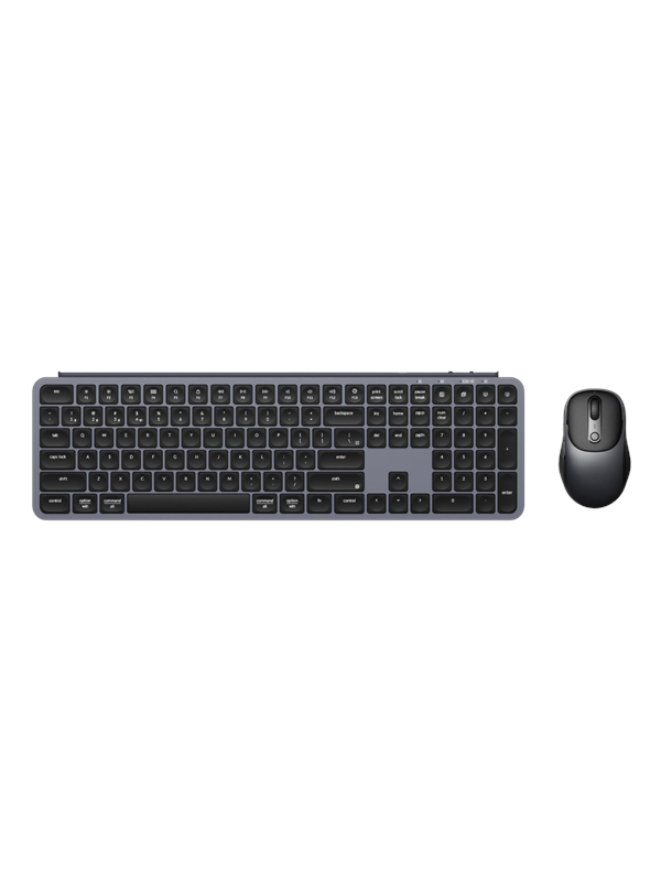 Keychron B6 Pro & BM24 Keyboard & Mouse Wireless Combo - Tastatur & Maus Set - 100% - Nordic ISO - Schwarz