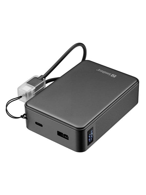 Sandberg Nano Powerbank 20000 PD20W Powerbank (Akku) - schwarz - 20000 mAh