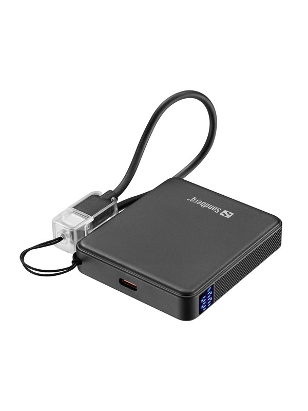 Sandberg Nano Powerbank 5000 PD20W Powerbank (Akku) - schwarz - 5000 mAh