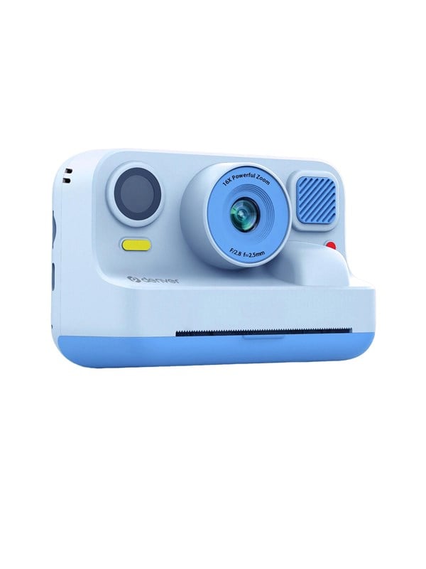 DENVER KPC-1374BTBU Kids print camera with thermal print function Bluetooth connection for print from smartphone
