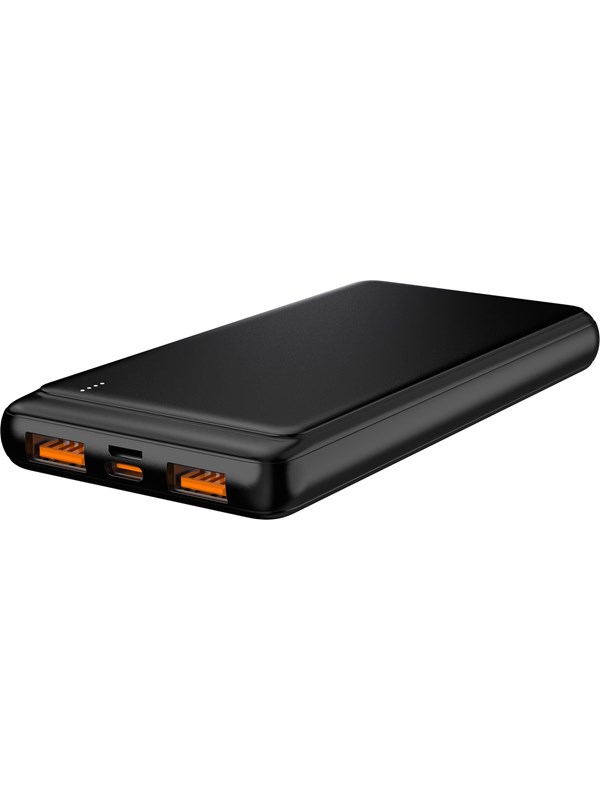 DENVER PQC-10009 - Fast charge Powerbank with 10000mAh battery Powerbank (Akku) - schwarz - 10000 mAh