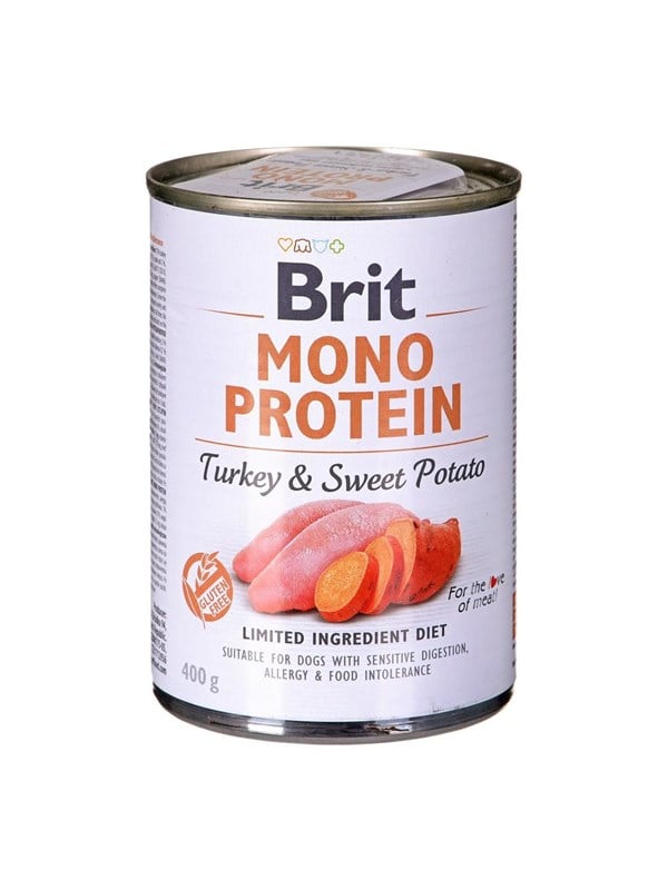 Brit Mono Protein Turkey  Sweet Potato 400g