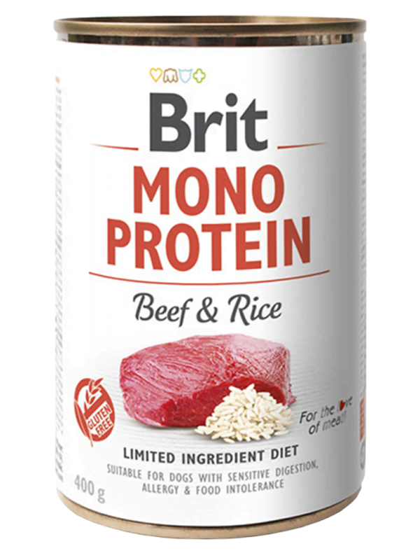 Brit Mono Protein Beef  Rice 400g