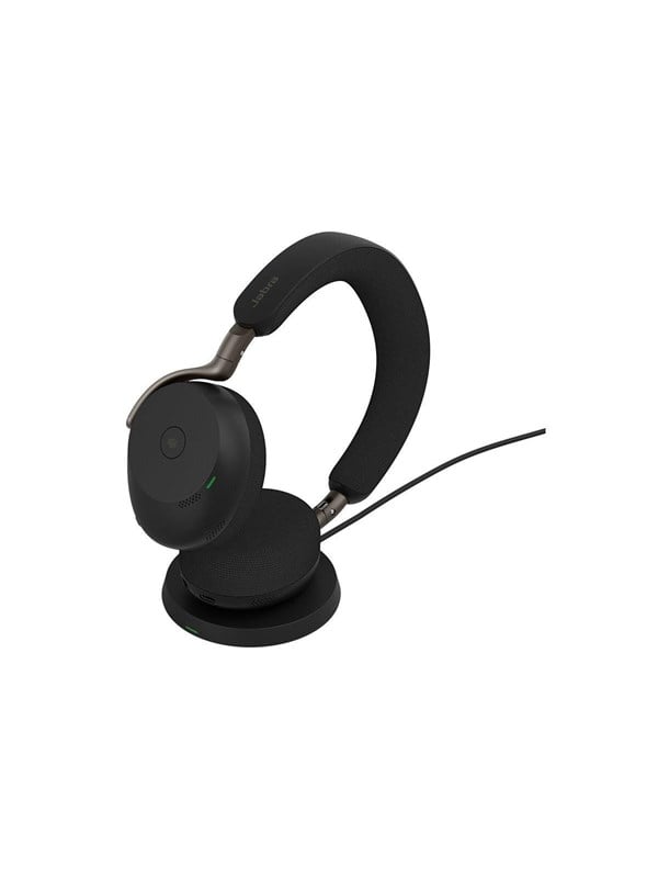 Jabra Evolve3 75 MS Link390a - Black Incl Wireless Charging Pad