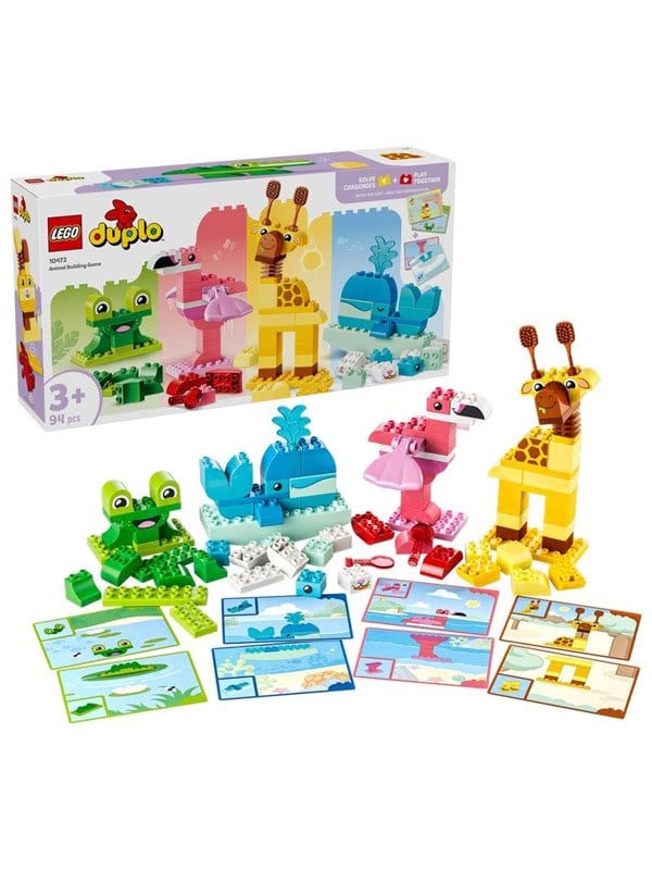 Image of LEGO DUPLO 10472 Wir Bauen Tiere