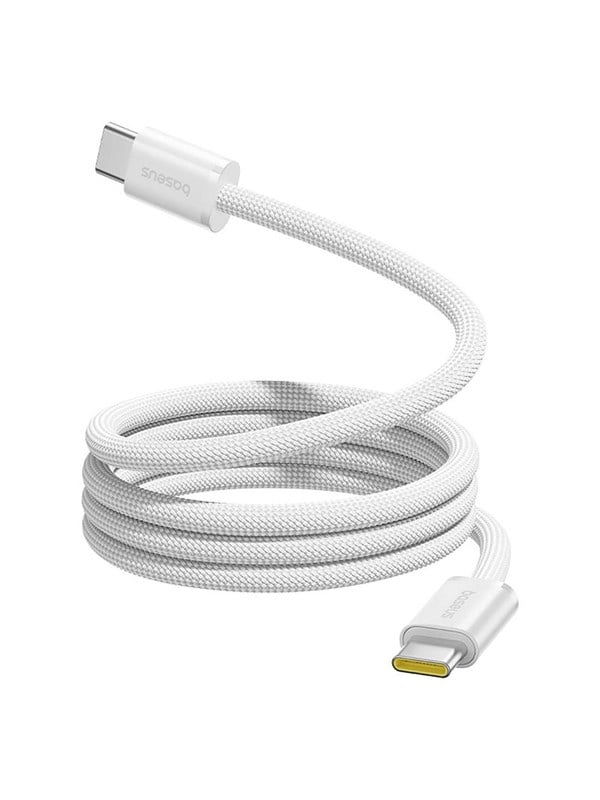 Baseus Dynamic 4 Pro 100W USB-C - USB-C Magnetic Cable 1m - White