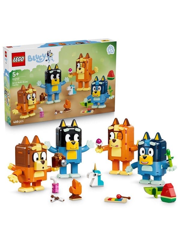 Image of LEGO Bluey 11217 Blueys Familie aus Steinen