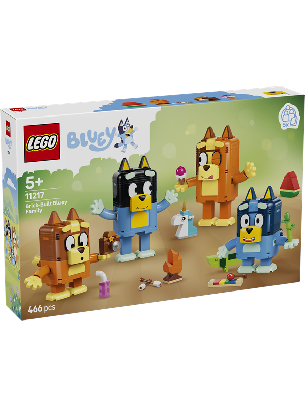 11217 Bluey Blueys Familie aus LEGO Steinen, Konstruktionsspielzeug