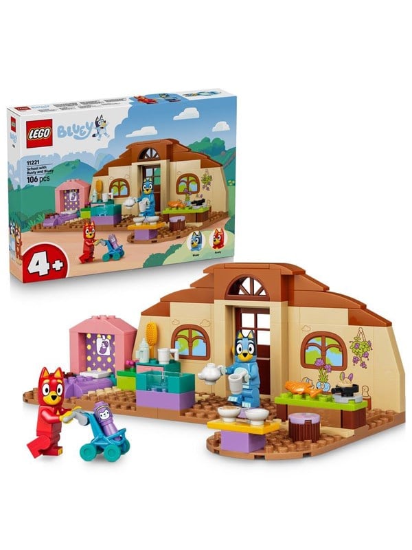 LEGO Bluey 11221 Schule mit Rusty und Bluey