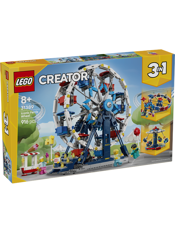 31389 Creator 3-in-1 Legendäres Riesenrad, Konstruktionsspielzeug