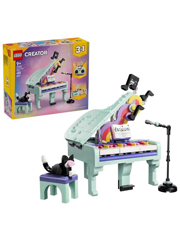 Image of LEGO Creator 31392 Deko-Klavier mit Katze