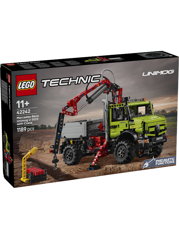 LEGO Technic 42242 Mercedes-Benz Unimog U 5023 mit Kran