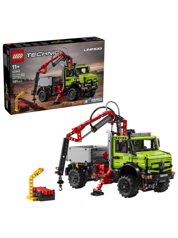 Image of LEGO Technic 42242 Mercedes-Benz Unimog U 5023 mit Kran