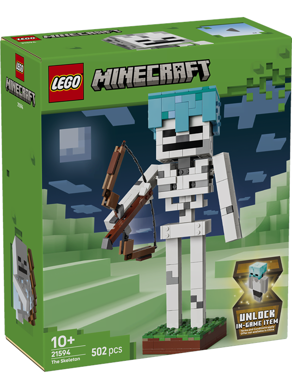 21594 Minecraft Das Skelett, Konstruktionsspielzeug