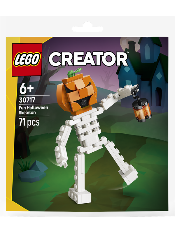 30717 Creator Lustiges Halloweenskelett, Konstruktionsspielzeug