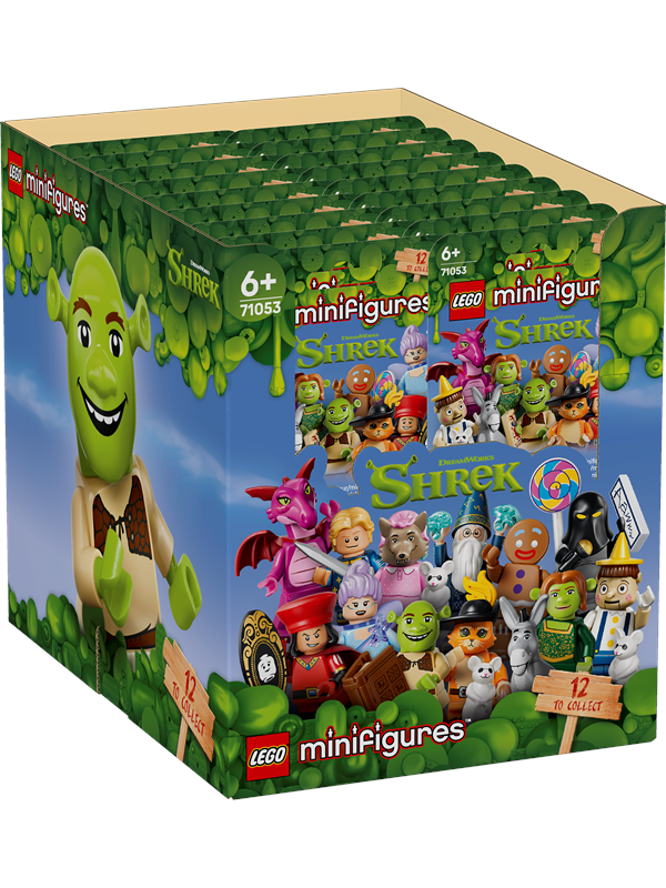 LEGO Minifigures 71053 Minifiguren Shrek Serie Überraschungsbox für Kinder 71053