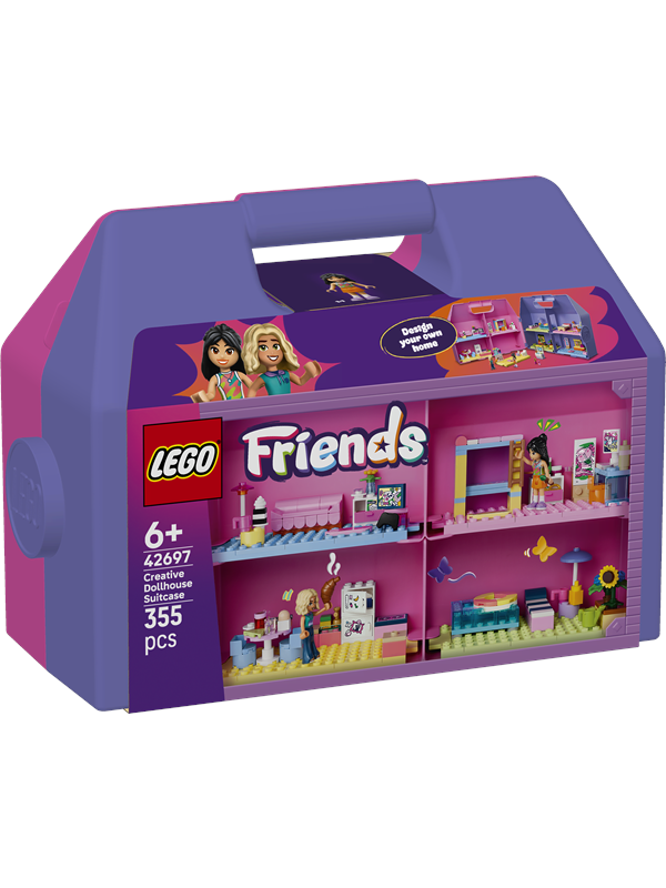 42697 Friends Kreativer Puppenhauskoffer, Konstruktionsspielzeug