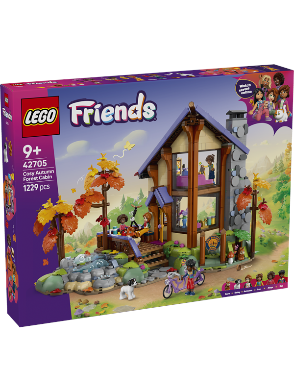 42705 Friends Gemütliche Hütte im Herbstwald, Konstruktionsspielzeug