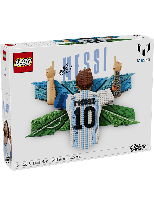 43018 43018 Editions Lionel Messi – Torjubel, Konstruktionsspielzeug