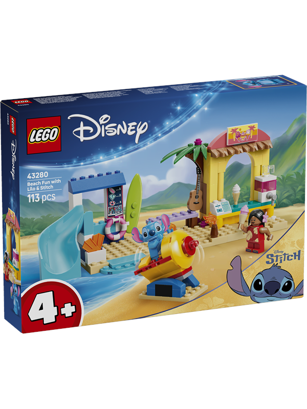 43280 Disney Classic Spaß am Strand mit Lilo und Stitch, Konstruktionsspielzeug