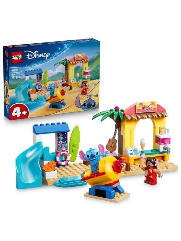 Image of LEGO Disney 43280 Spaß am Strand mit Lilo und Stitch