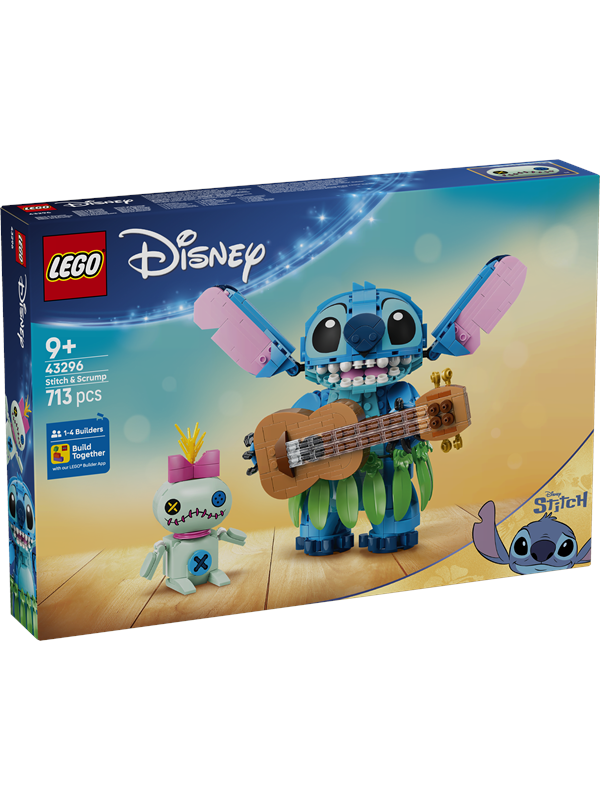43296 Disney Classic Stitch und Scrump, Konstruktionsspielzeug